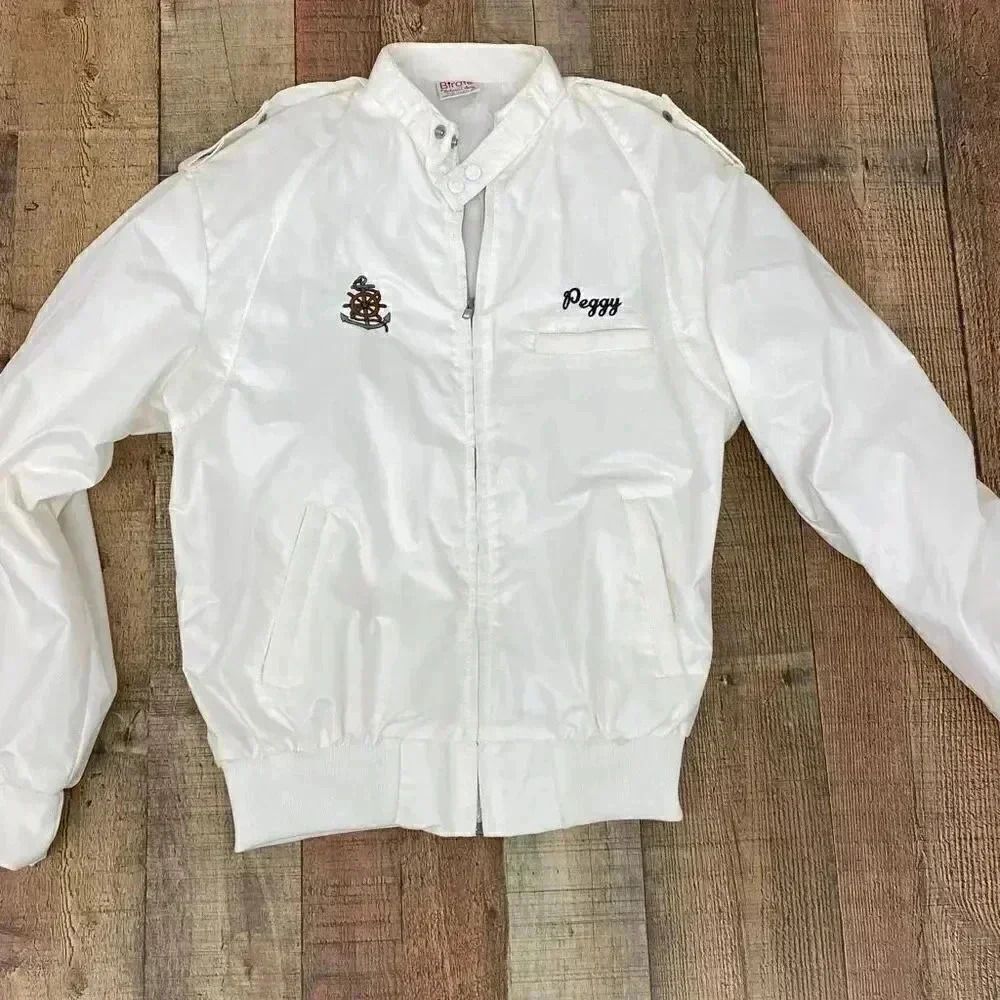 Vintage NWT Birdie By Richard A. Leslie Nautical Harrington Jacket Peggy Persona